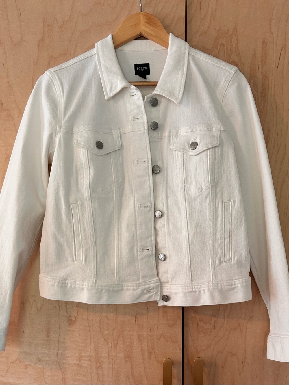 J. Crew Off-White Denim Jacket